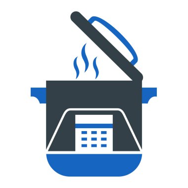 Mutfak gereçleri ikon vektör illüstrasyon tasarımı