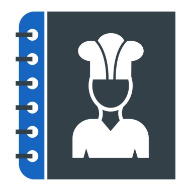 Şef şapka ikonu. web tasarımı için aşçı vektör sembolünün düz çizimi