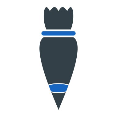 Kalem. Web simgesi basit illüstrasyon