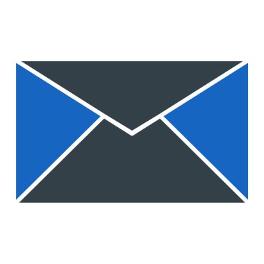 zarf e- posta simgesi vektör illüstrasyonu