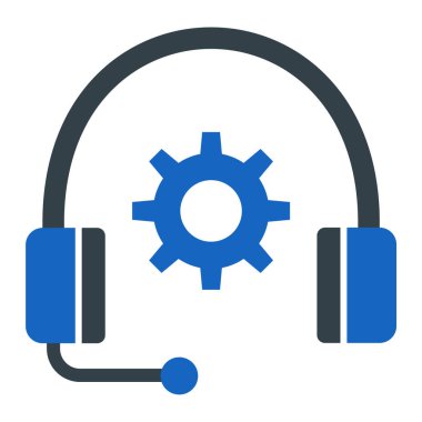 Destek. Web simgesi basit tasarım