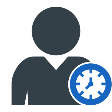 Zaman yönetimi. vektör illüstrasyonu