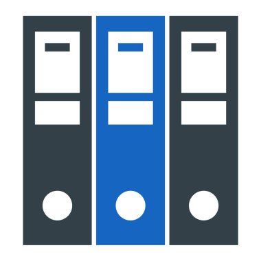 Ofis dizinleri simgesi. vektör illüstrasyonu