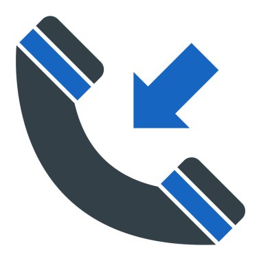 Telefon simgesi vektör illüstrasyonu