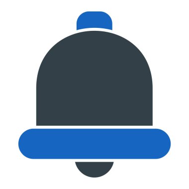 Zil. Web simgesi basit illüstrasyon