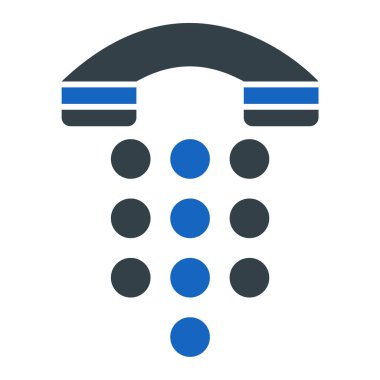 Telefonunuz var. Web simgesi basit illüstrasyon