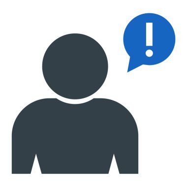 kullanıcı. Web simgesi basit illüstrasyon