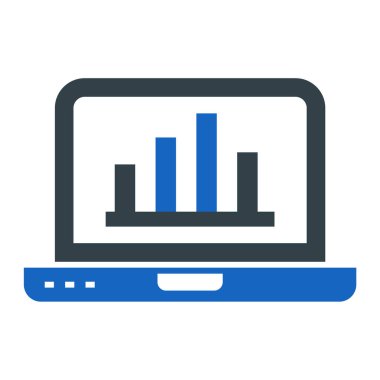 Bilgisayar. Web simgesi basit illüstrasyon