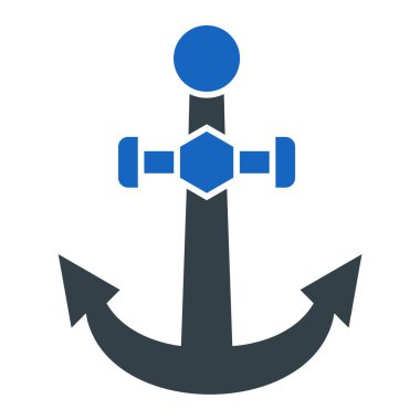 çapa simgesi vektör illüstrasyonu