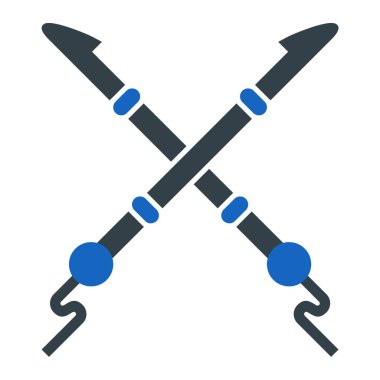 Kılıç. Web simgesi basit illüstrasyon