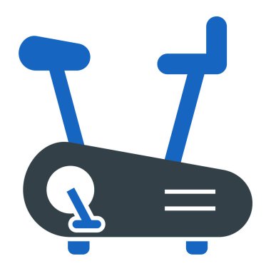 Koşu bandı. Web simgesi basit illüstrasyon