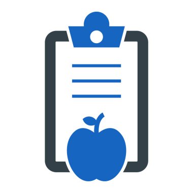 elma ikonu vektör illüstrasyonu