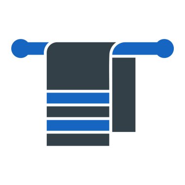 havlu ikonu vektör illüstrasyonu