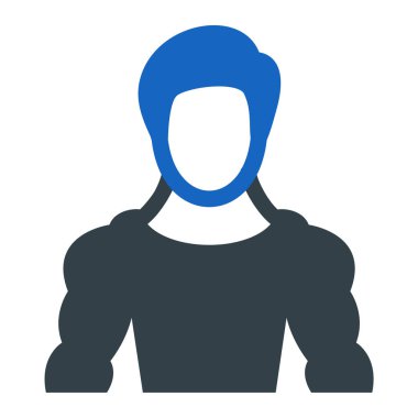 avatar. Web simgesi basit illüstrasyon