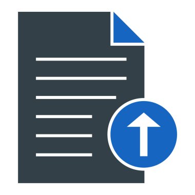 Belge. Web simgesi basit illüstrasyon