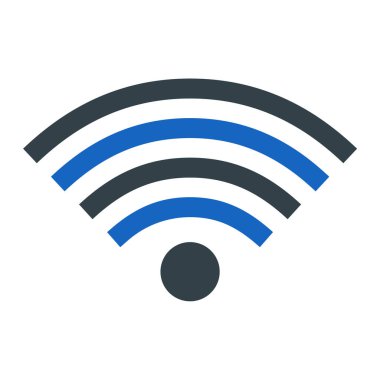 wifi simgesi vektör illüstrasyonu