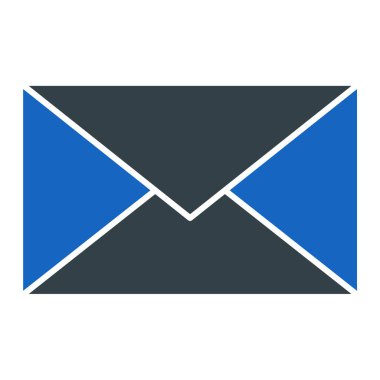 zarf e- posta simgesi vektör illüstrasyonu