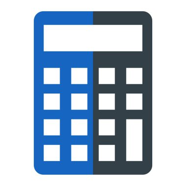 hesap makinesi simgesi, vektör illüstrasyonu