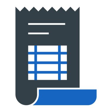 Belge. Web simgesi basit illüstrasyon