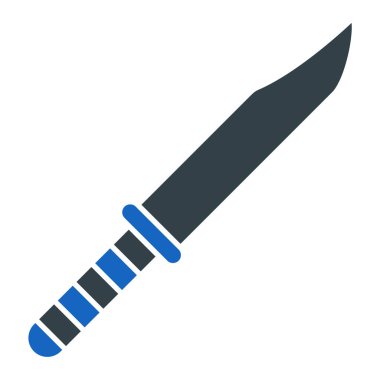 Bıçak. Web simgesi basit illüstrasyon