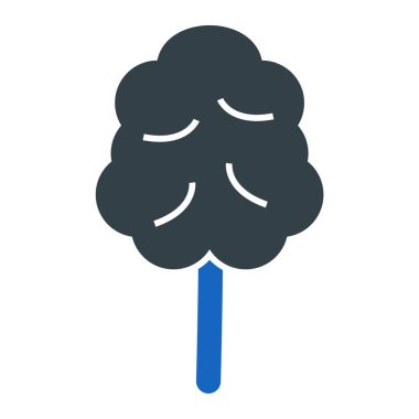 Dondurma ikonu. vektör illüstrasyonu