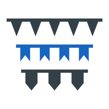 Modern, mutlu ve kutlama ikonunun vektör çizimi