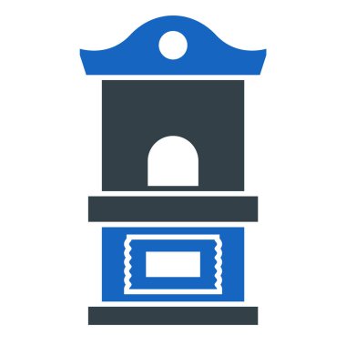 müze vektör düz simgesi