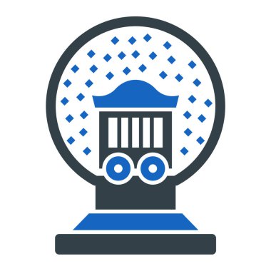 Aynalı bir arabanın simgesi