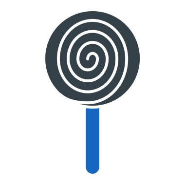 Lolipop. Web simgesi basit illüstrasyon