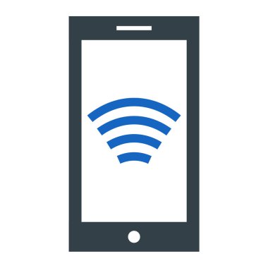 Akıllı telefon. Web simgesi basit illüstrasyon
