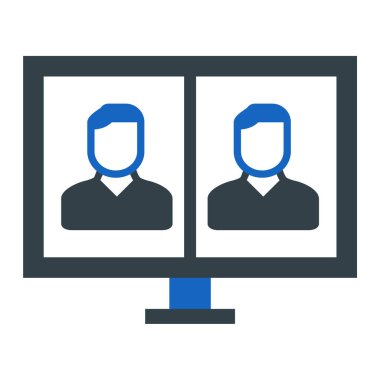 kullanıcı. Web simgesi basit illüstrasyon