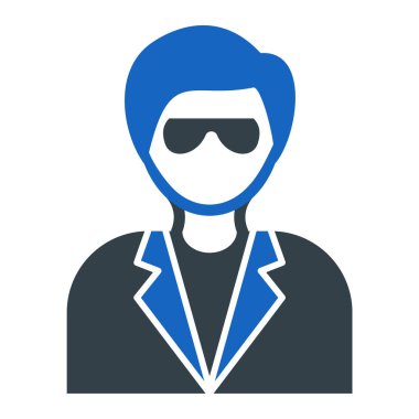 Man web simgesi basit illüstrasyon