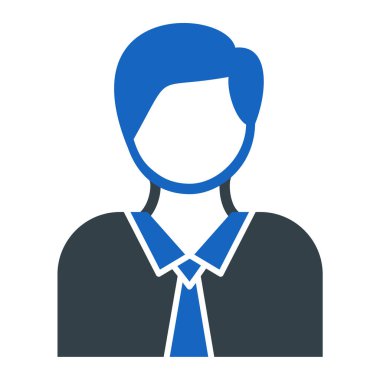 avatar. Web simgesi basit illüstrasyon