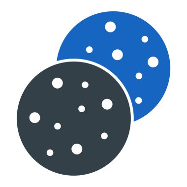 Gıda ve teknoloji ikonunun vektör illüstrasyonu