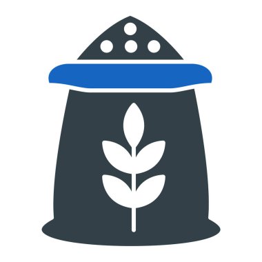 Yiyecek ve çevre simgesinin vektör illüstrasyonu