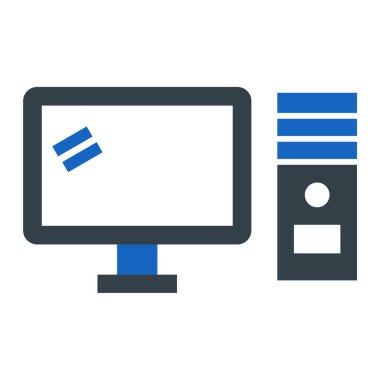 Bilgisayar monitörü. Web simgesi