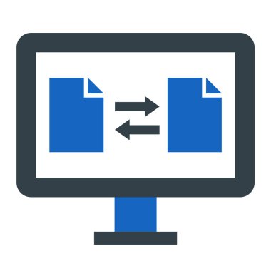dosya vektör simgesi modern basit ve minimalist düz illüstrasyon