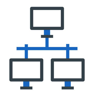 ağ paylaşımı. Basit resimleme