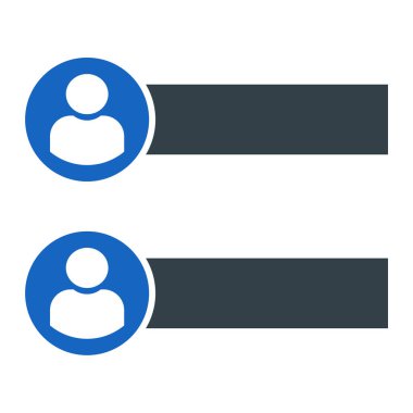 İş düz simgesi, vektör illüstrasyonu