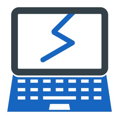 Bilgisayar. Web simgesi basit tasarım