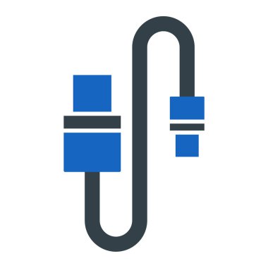 usb kablo simgesi vektör illüstrasyonu