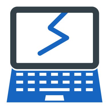 Bilgisayar. Web simgesi basit tasarım