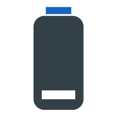 Su şişesi ikonu. Web tasarımı için bira karıştırıcı vektör simgelerinin basit çizimi