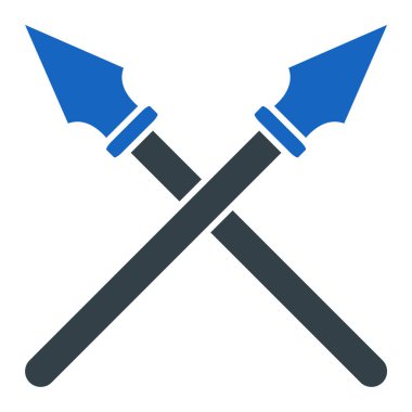 Kılıç. Web simgesi basit illüstrasyon