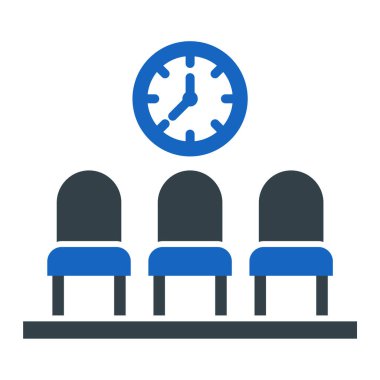 Havaalanı ikon vektör illüstrasyonu