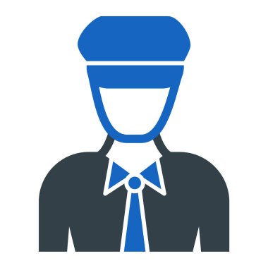 Adamım. Web simgesi basit illüstrasyon