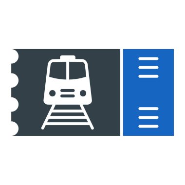 tren simgesi vektör illüstrasyonu