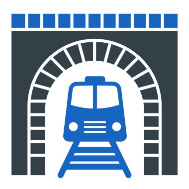 tren simgesi vektör illüstrasyonu