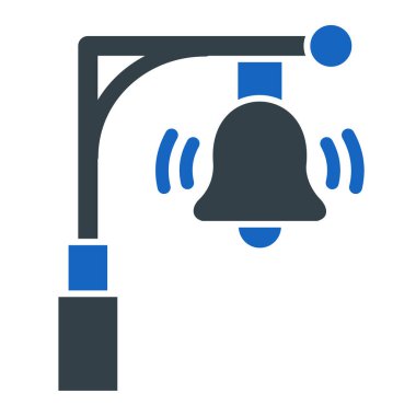 Alarm çanı simgesi, vektör çizimi