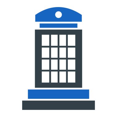 Bina. Web simgesi basit illüstrasyon